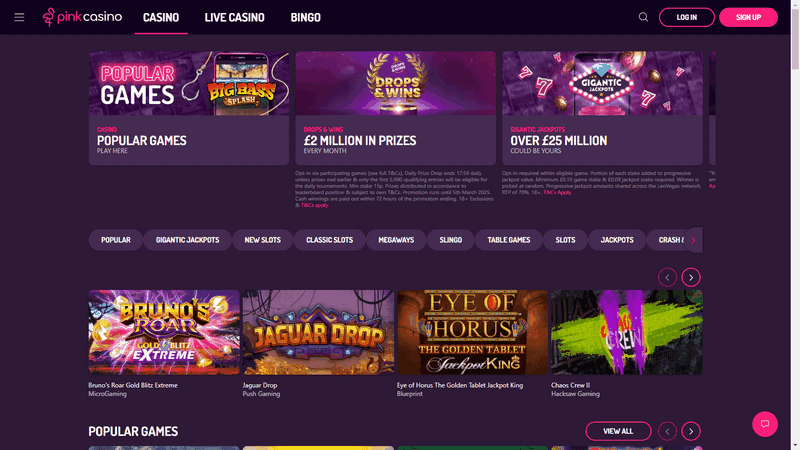 Casino online Pink